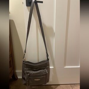Gray Crossbody Purse